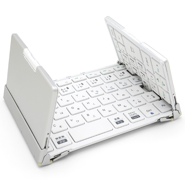 日本語配列 折り畳み式 Bluetoothキーボード MOBO Keyboard 2 ホワイト