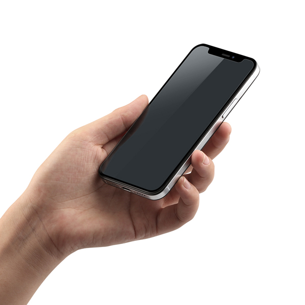 iPhone 12 mini対応液晶画面保護強化ガラス マットブルーライトカット 製品サイズ約59.1(W)×0.33(D)×126.4(H)mm