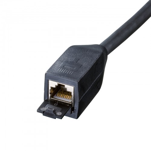 屋外用巻取り延長CAT6A LANケーブル