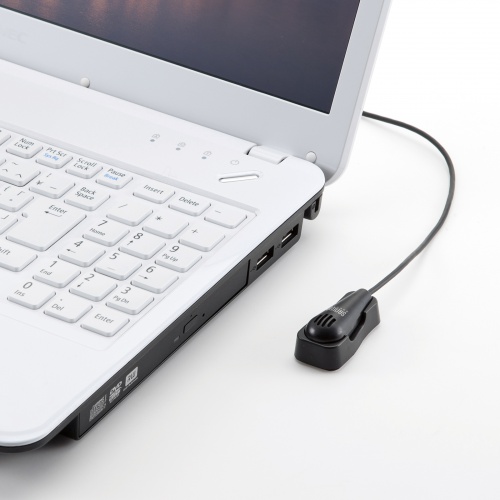 クリップ付きPCマイク