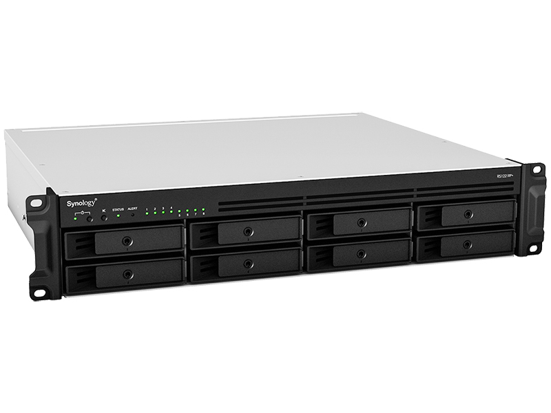 高性能2U8ベイNASサーバー RackStation RS1221RP+ HDD非搭載モデル