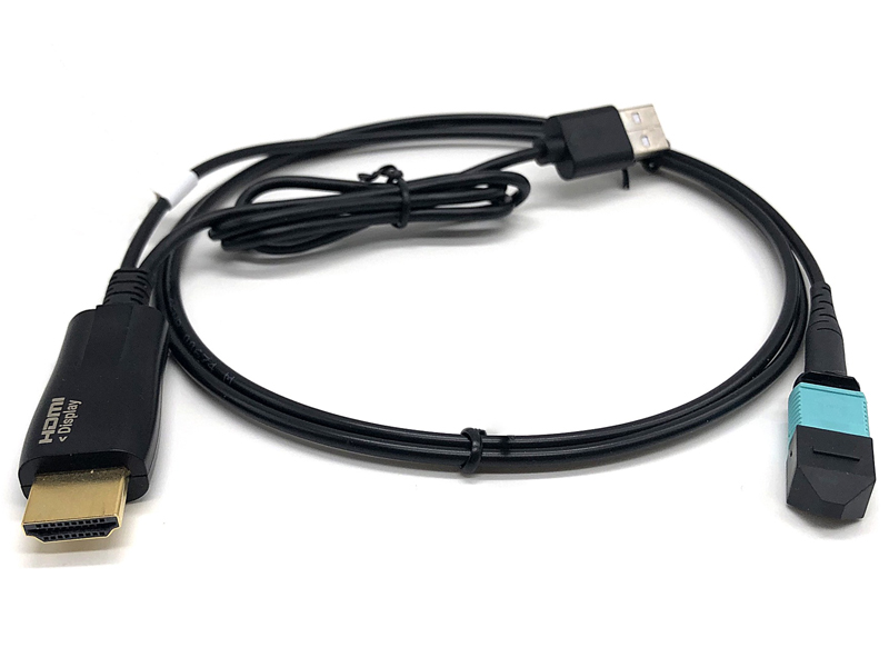 MPO着脱式HDMI2.0モニタ延長ユニット/MPO-HMシリーズ/送受信コネクタケーブルセット