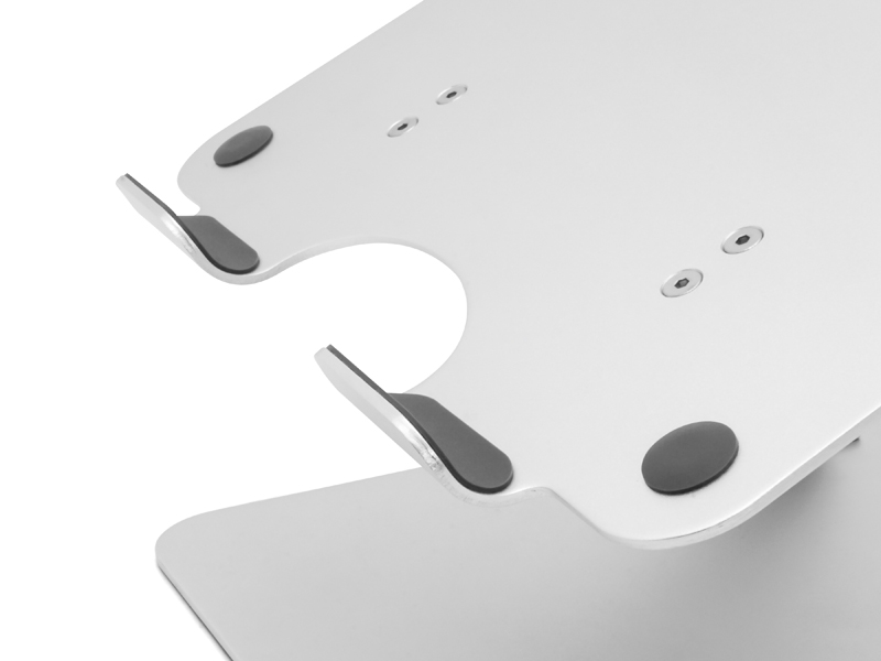 ノートパソコン用アルミスタンド LIFT UP-STAND BY ME シルバー