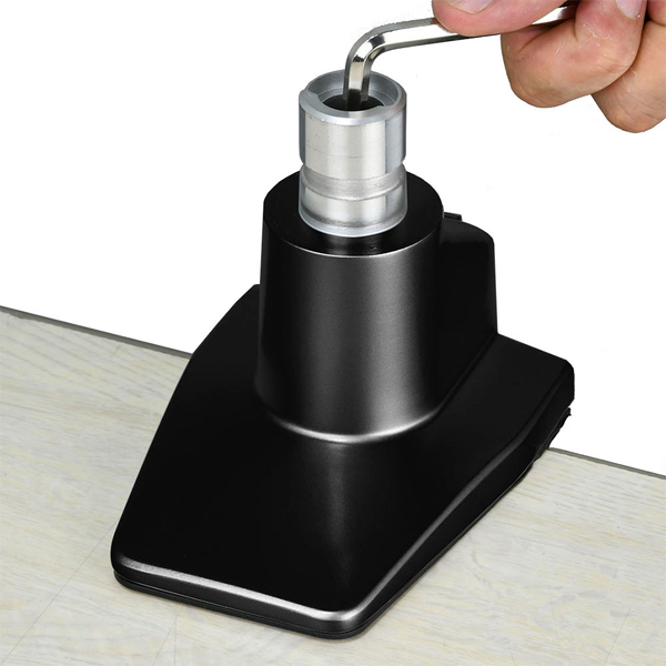 ガス圧式4軸シングルモニターアーム ブラック