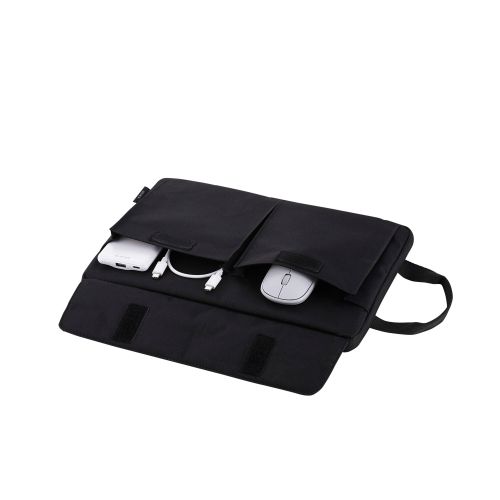 インナーバッグ/ハンドル付き/ポケット付き/2辺オープン/13.3inch/ブラック