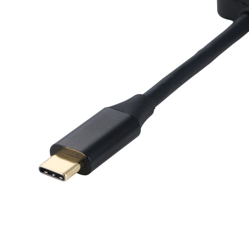 ワイヤレスHDMI送受信機/FullHD(1920×1080px)/60Hz対応/送信機USB Type-C接続/有料コンテンツOK/ブラック