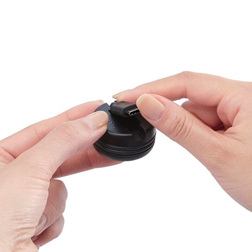 Apple Watch磁気充電ケーブル/高速充電対応/巻き取りタイプ/USB Type-C/ブラック