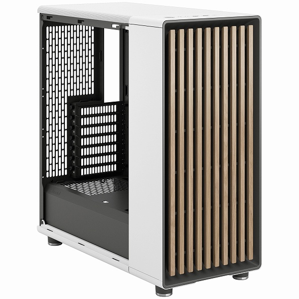 ミドルタワー型PCケース North Chalk White TG Clear