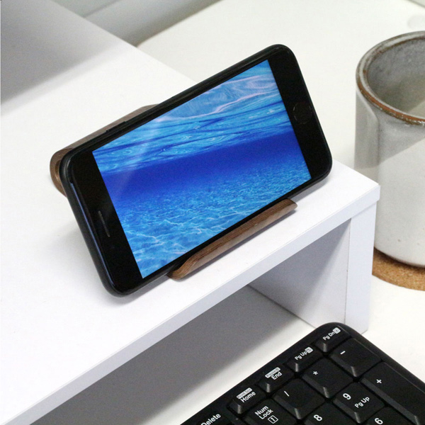 天然木 スマホスタンド ウォルナット