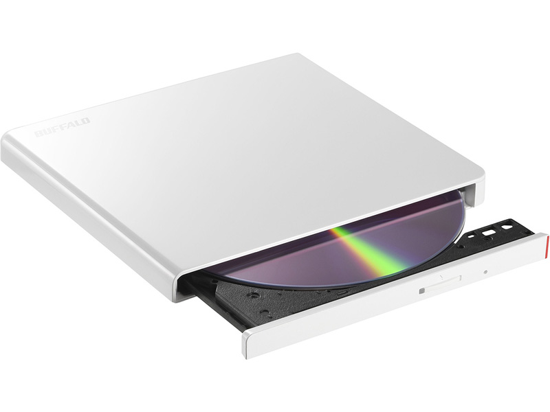 USB2.0対応 ポータブルDVDドライブ 再生/書込ソフト添付 ホワイト