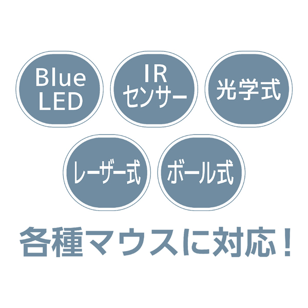 リストレスト付マウスパッド レッド