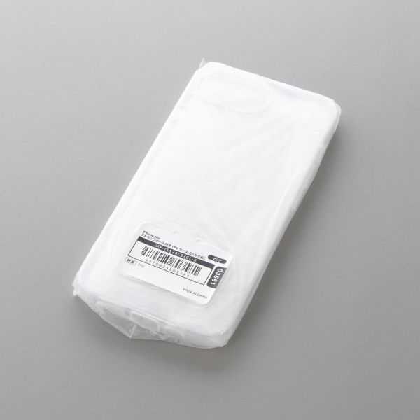 iPhone 16e ストラップホール付き TPUケース クリア 【バルク品】