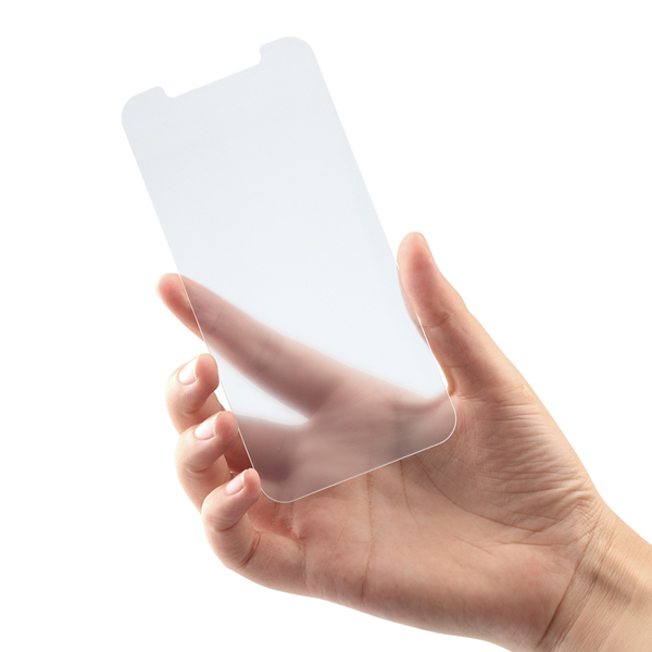 iPhone 12 mini対応液晶画面保護強化ガラス マットブルーライトカット 製品サイズ約59.1(W)×0.33(D)×126.4(H)mm