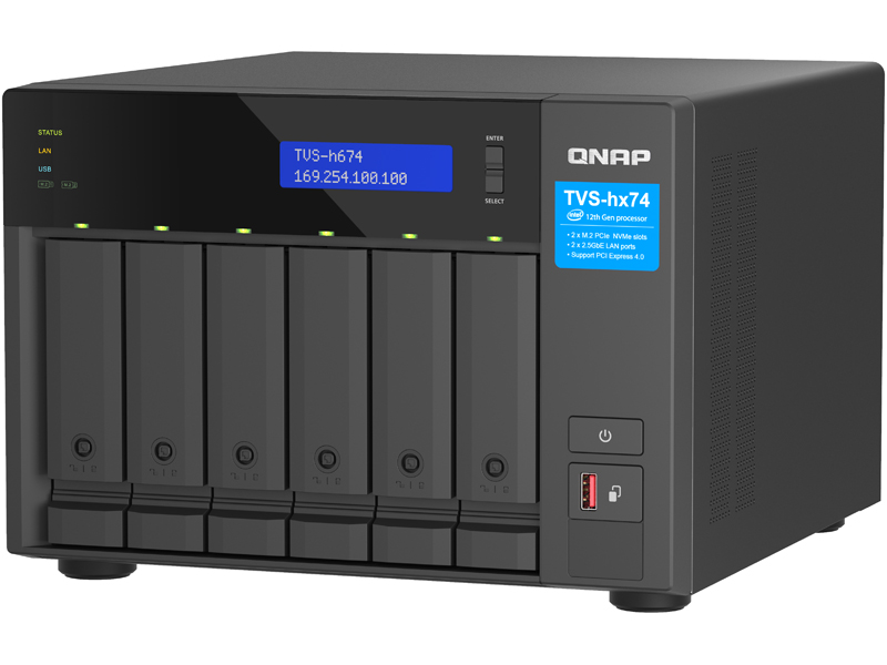 TVS-h674 60TB ミドル (10TB x 6)