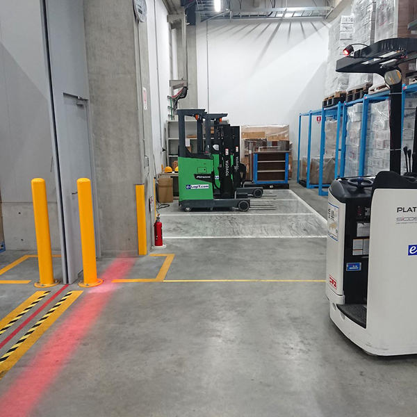 フォークリフトセーフティLEDレーザー