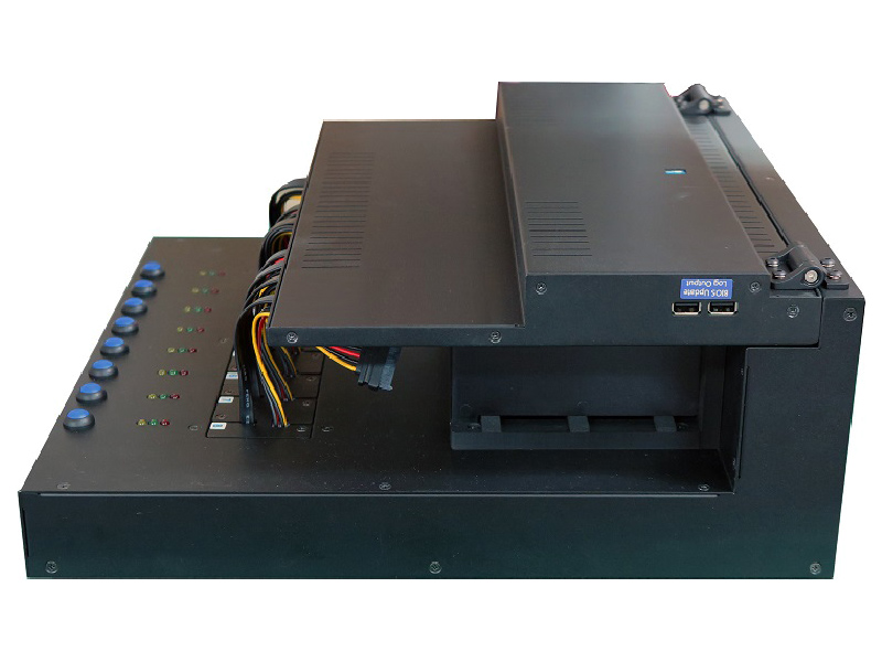 8台同時消去 HDD/SSDデータ消去装置 JetEraser HDE-GT800