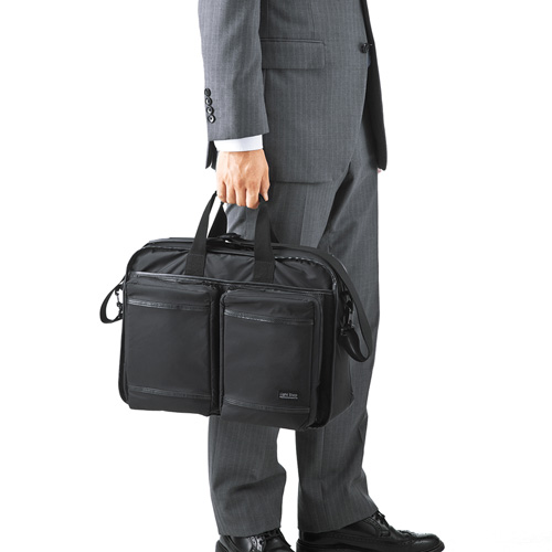 超撥水・軽量PCバッグ（15.6インチワイド・シングル・ブラック）