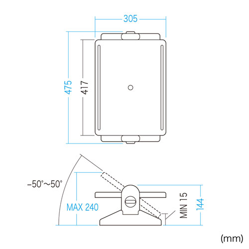エルゴノミクスフットレスト（足置き台）