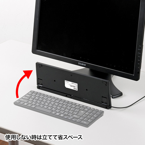 静音スリムキーボード（ブラック）
