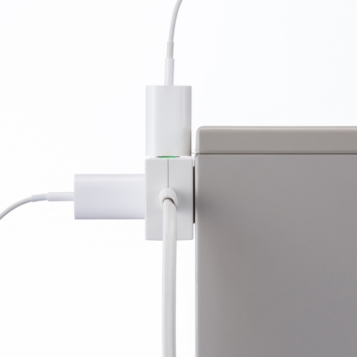 雷ガードタップ（10個口・2m・ホワイト）