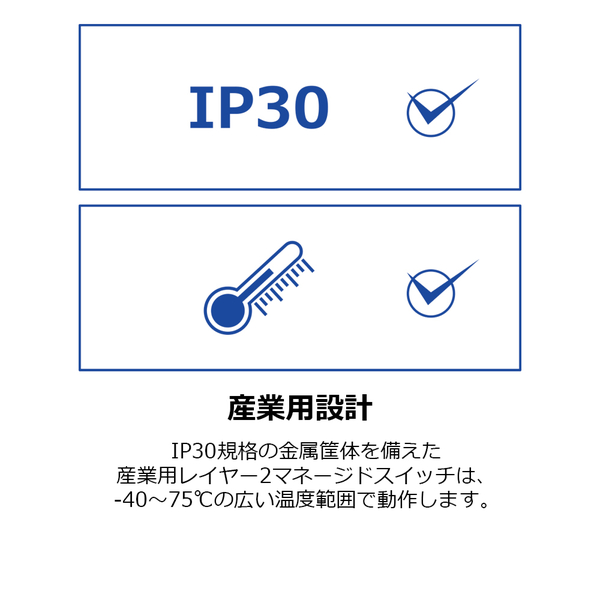 6ポート 産業用ギガビットL2マネージド・DINレールスイッチ