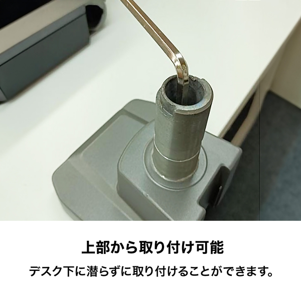 ヘビーデューティー 高耐荷重 シングルモニター ガススプリング式モニターアーム