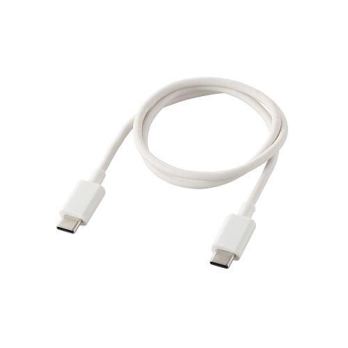 モバイルバッテリー/リチウムイオン電池/20000mAh/USB PD対応/20W/USB-C入出力×2/ホワイト