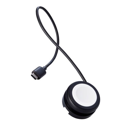 Apple Watch磁気充電ケーブル/高速充電対応/巻き取りタイプ/USB Type-C/ブラック