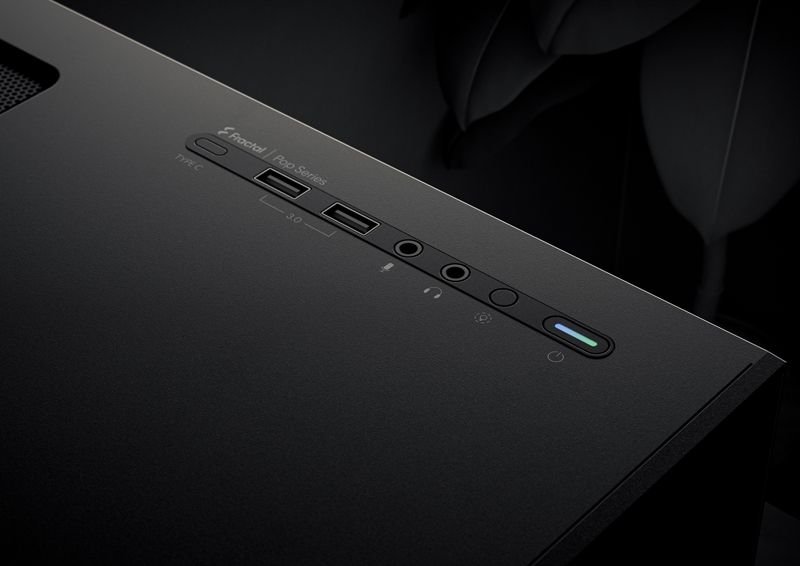 ミドルタワー型PCケース Pop XL Air RGB Black TG Clear Tint