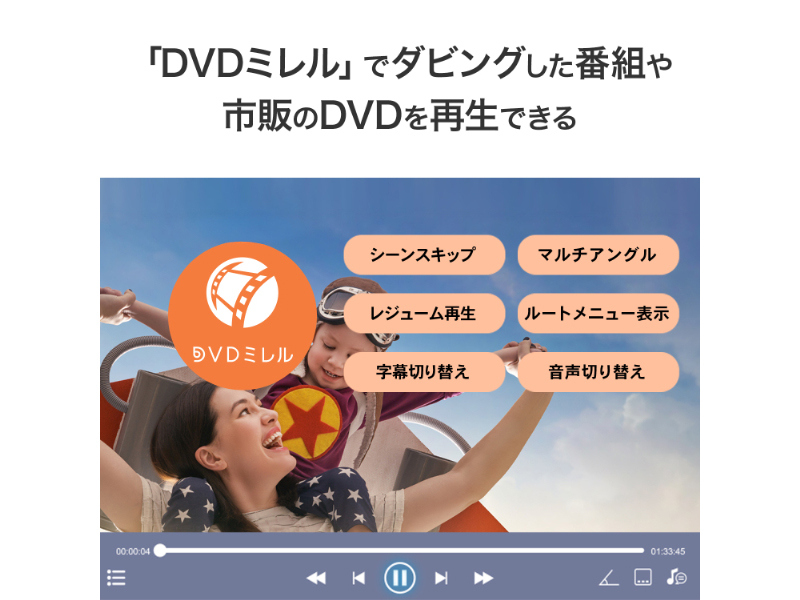 USB Type-C(R) コネクター対応 パソコン用DVDレコーダー「DVDレコ」