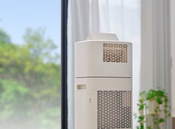 サーキュレーター衣類乾燥除湿機 5.8L アイボリー