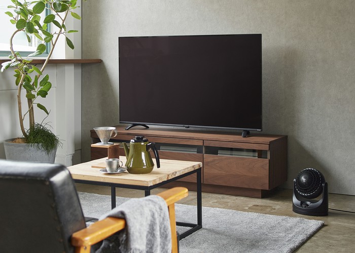 サーキュレーター 8畳 首振り マカロン型 ブラック