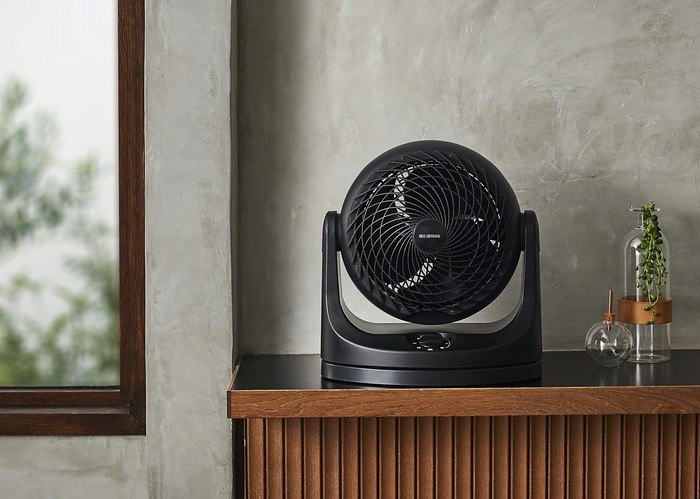 サーキュレーター 14畳 首振り マカロン型 ブラック