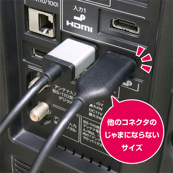 USB Type-C to HDMIケーブル 2m ブラック