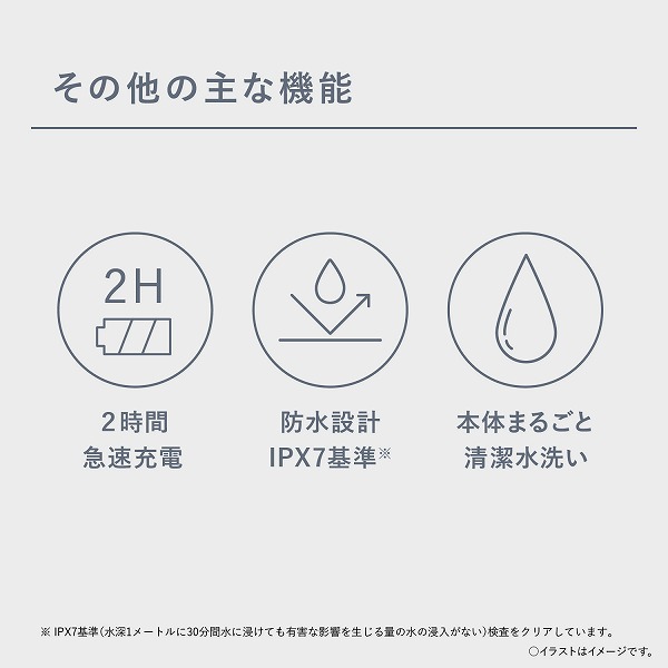 エントリーシェーバー 3枚刃 （青）