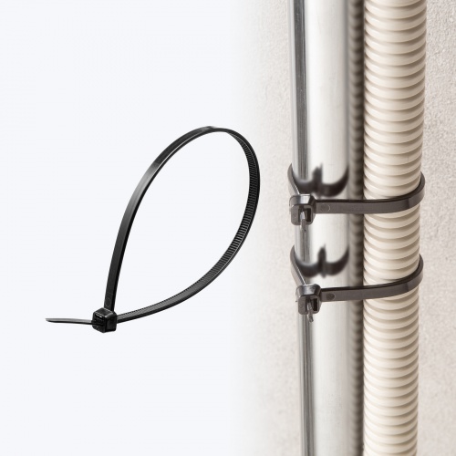 結束バンド（屋外用・耐候性・長さ250mm・幅4.8mm・50本入り）