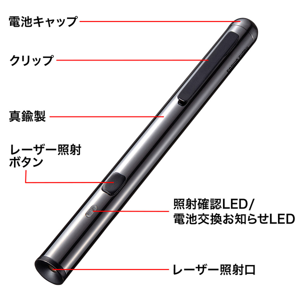 グリーンレーザーポインター（電池長寿命）