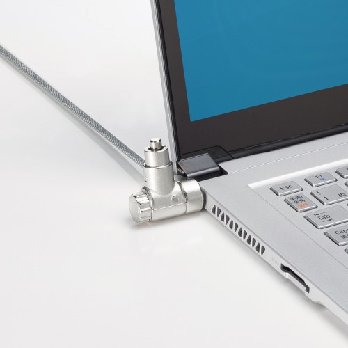 スロットマルチ対応セキュリティワイヤー（シリンダ錠）