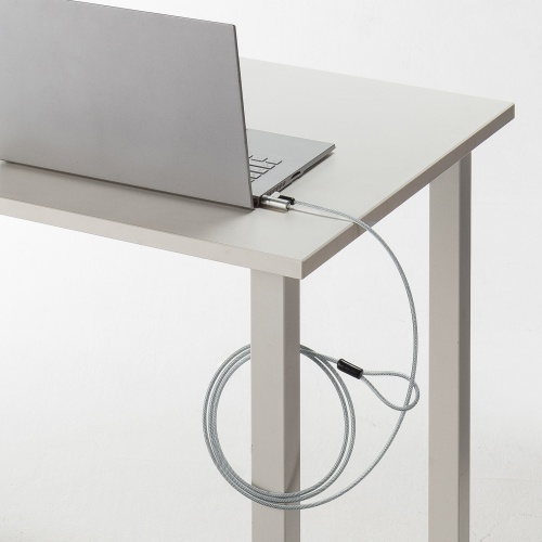 スロット標準＆nano対応セキュリティワイヤー（シリンダ錠）