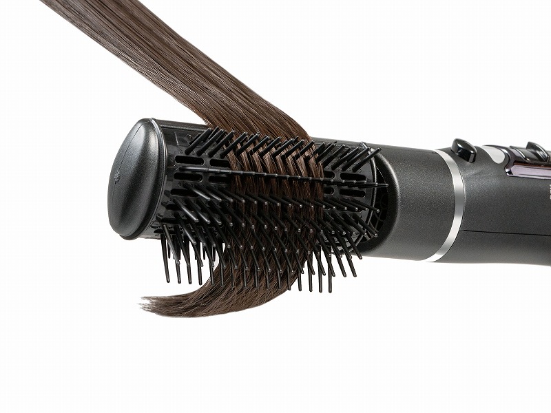 マイナスイオンカーリングドライヤー（ブラック）