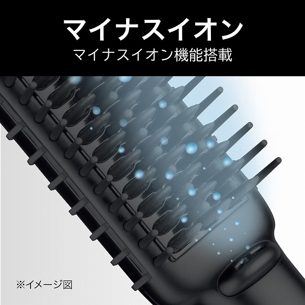 ヴィダルサスーン マイナスイオンアイロンブラシ（ブラック）