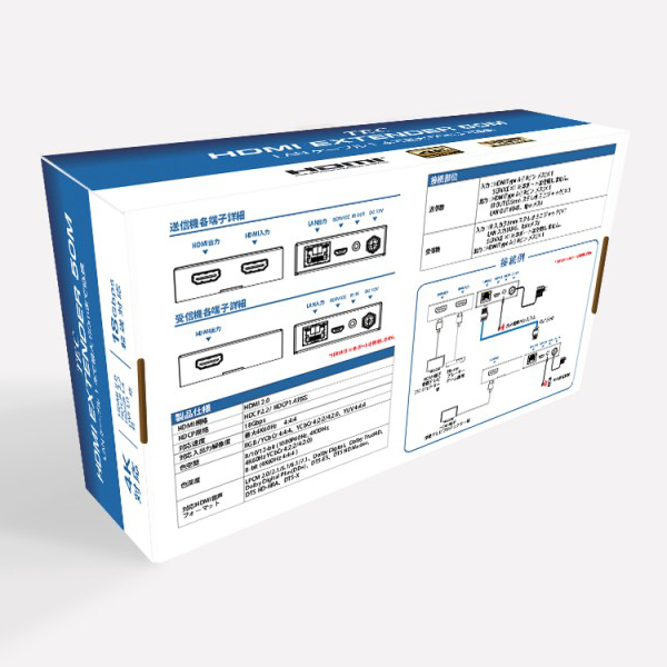4K HDRのHDMI信号を最大50mまで延長可能なHDMI延長器