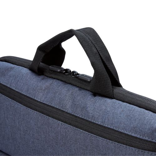 パソコンケース/リサイクル素材/横型/取っ手付き/ショルダーベルト付き/手提げ/撥水/14.0インチ/ネイビー