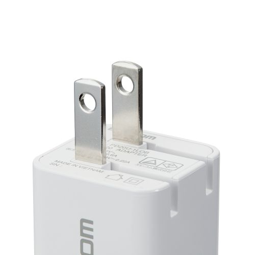 LightningAC充電器/USB Power Delivery対応/20W/Lightningケーブル一体型/スイングプラグ/1.5m/ホワイト