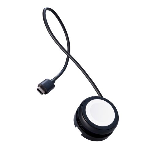 Apple Watch磁気充電ケーブル/高速充電対応/巻き取りタイプ/USB Type-C/ブラック