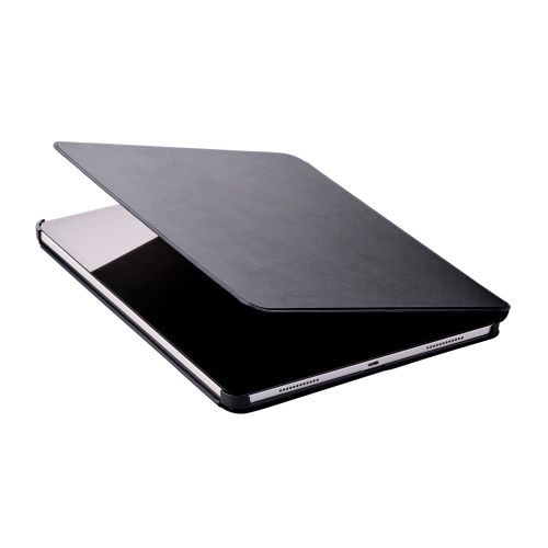 13インチiPad Air(M2)/フラップケース/ソフトレザー/多段階高さ調整/ブラック