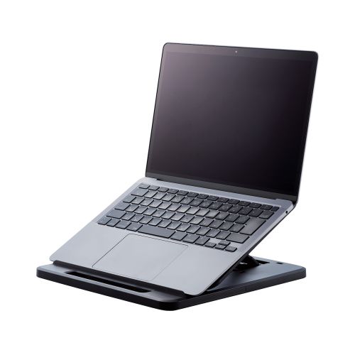 タブレット用スタンド/ドローイング/タイピング/角度調節可能/ブラック