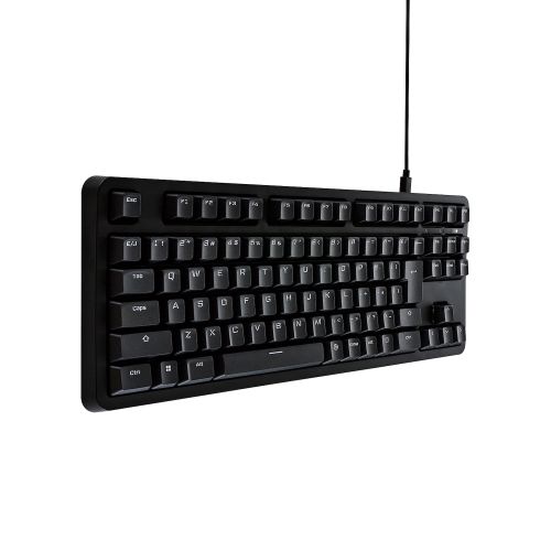 ゲーミングキーボード/V custom/有線/着脱式/メカニカル/ネオクラッチキーキャップ/テンキーレス/スピードリニア(銀軸)/ブラック