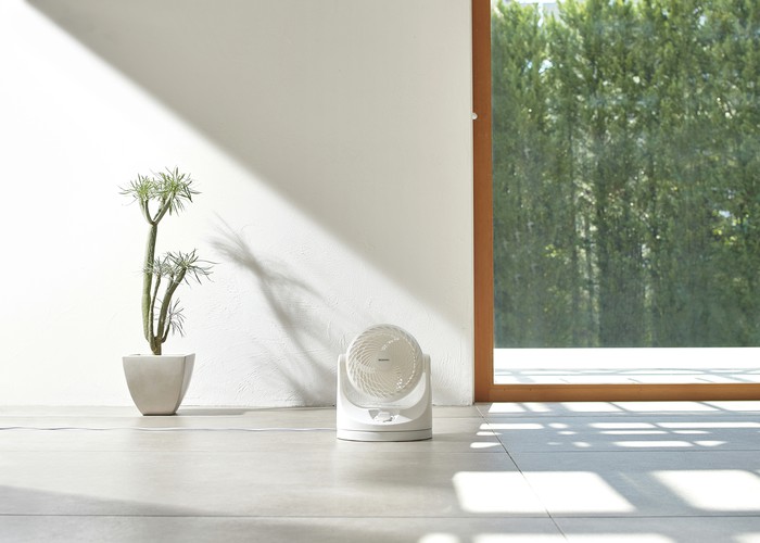 サーキュレーター 8畳 首振り マカロン型 ホワイト