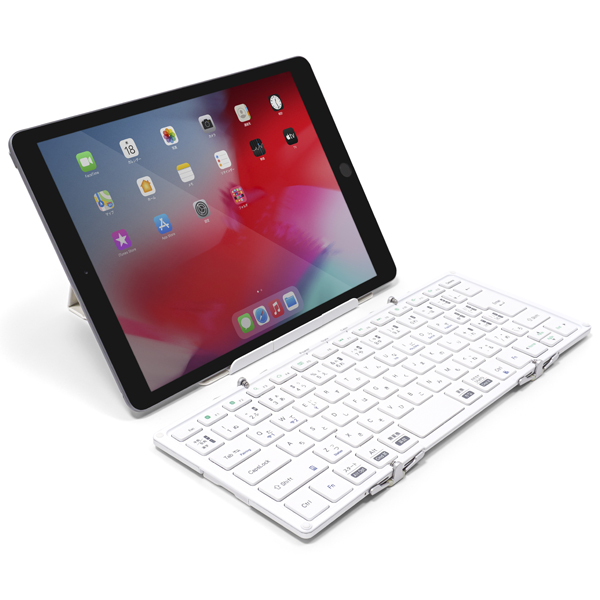日本語配列 折り畳み式 Bluetoothキーボード MOBO Keyboard 2 ホワイト